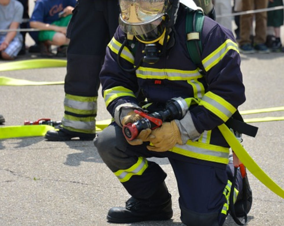 Conservación de equipos de rescate y contra incendio